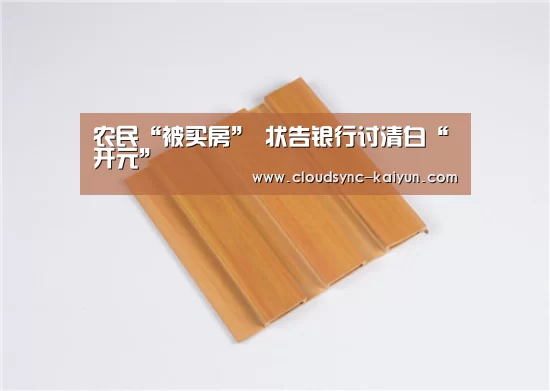 农民“被买房” 状告银行讨清白“开元”(图4) 开元